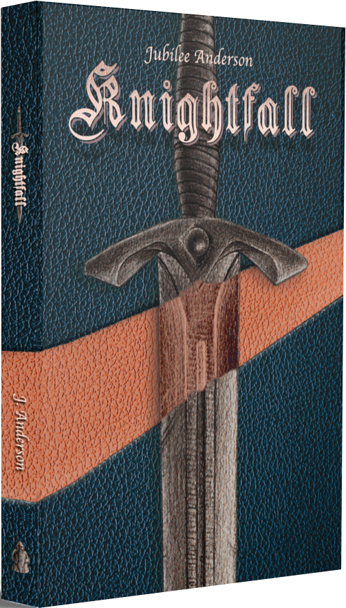 knightfall cover 3d mockup