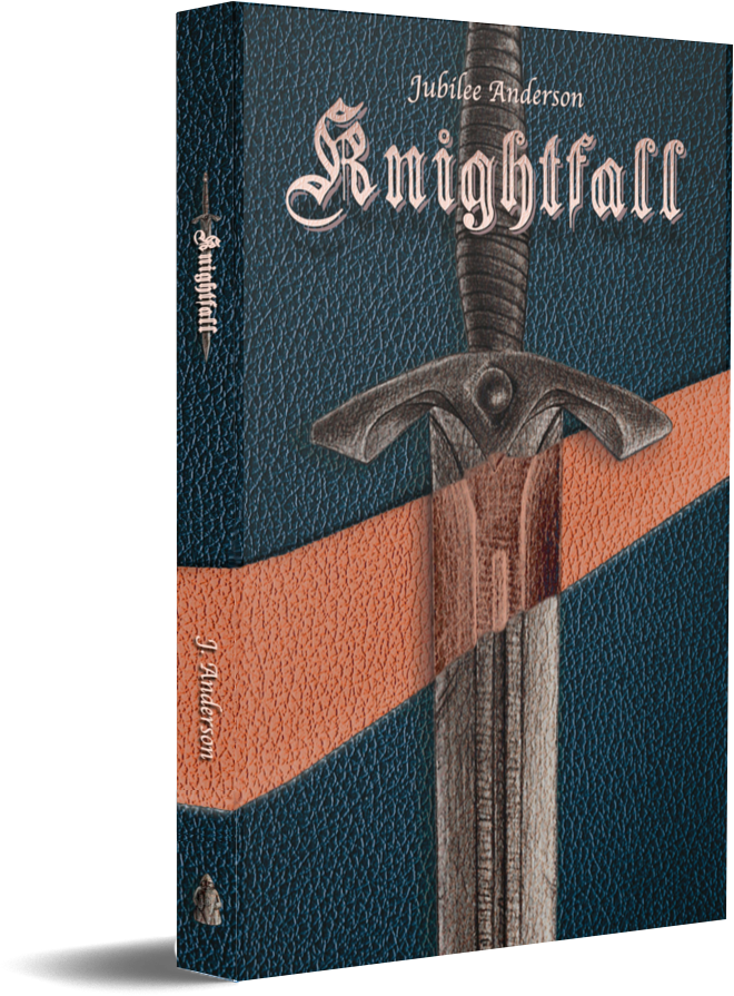 knightfall cover 3d mockup